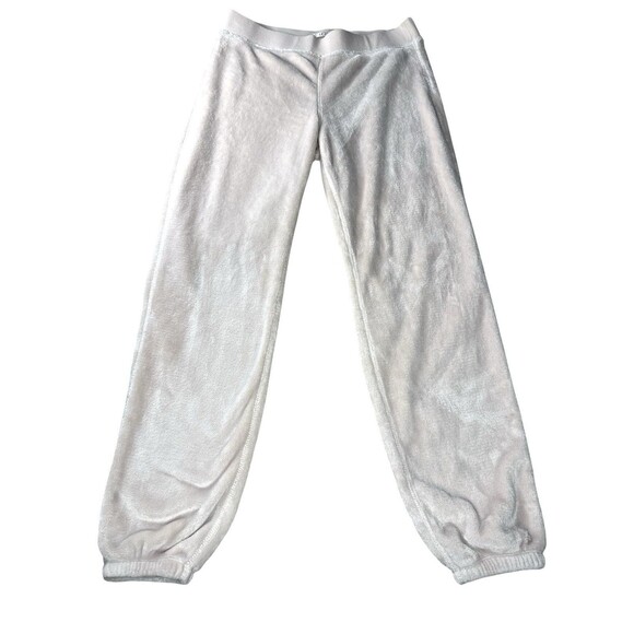 UGG Sadie Fleece Jogger Pajama Pants Medium Cream Cozy Casual Loungewear - Picture 1 of 10